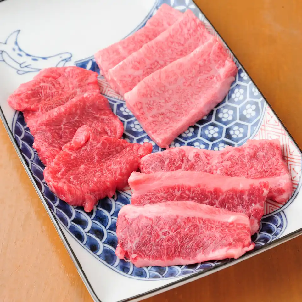 和牛カルビ盛合せ